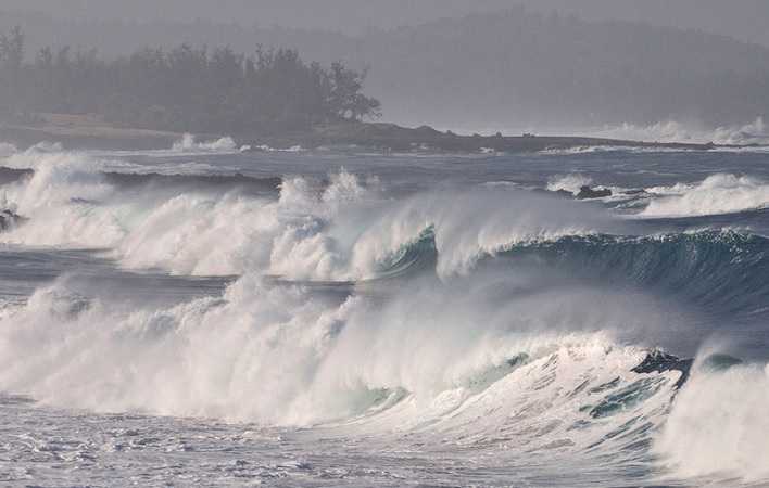 Фото недели, тропический циклон Бергита у берегов острова Реюньон